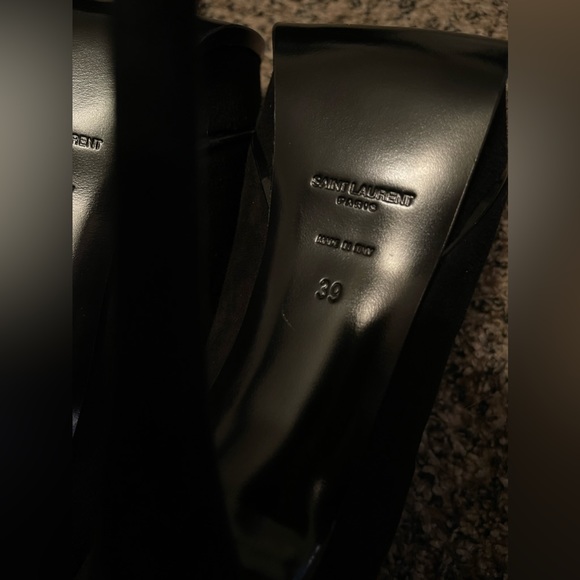 Saint Laurent Lace-up Platform High Heels 39 - Picture 3 of 10